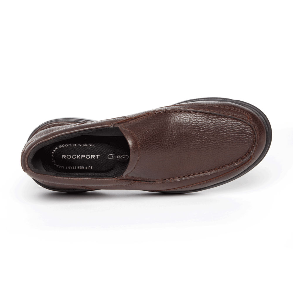 Slip-Ons Rockport Hombre Mexico - Prowalker Eureka Plus Marrom Oscuro - YDERX5308